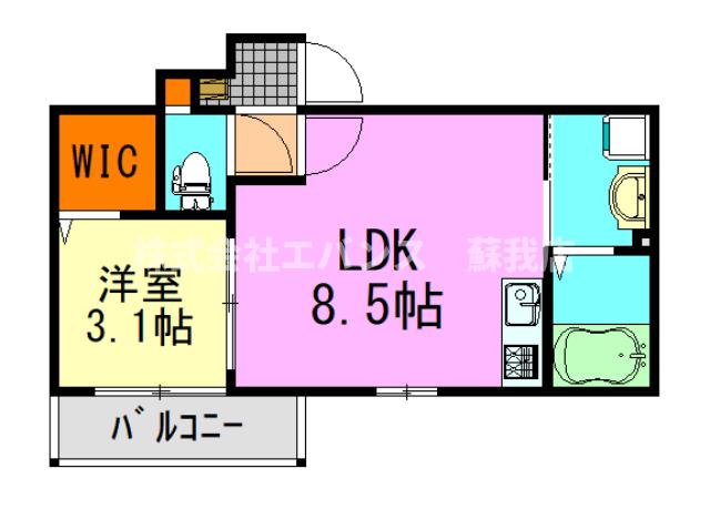 YR蘇我の間取り