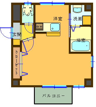 エクラ　アン　レーヴの間取り