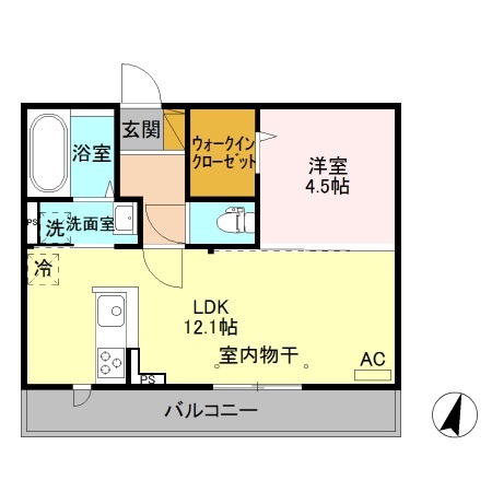 シャインピークス上越妙高　Ｃの間取り