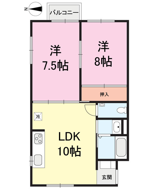 サンメゾンの間取り