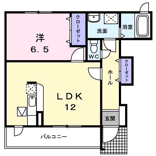 ニューリバーサイドの間取り