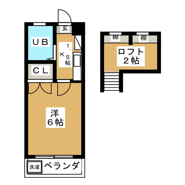 ＳＵＩＴＡＢＬＥ　ＯＮＥの間取り