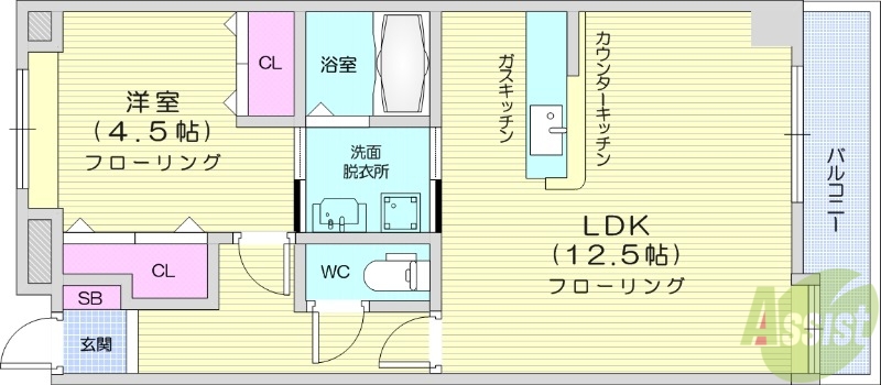 Granville39’sの間取り