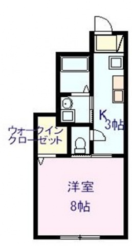 広島市中区江波西のアパートの間取り