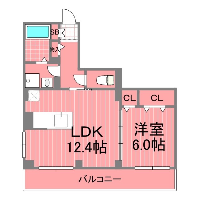 【スカイヴィラージュの間取り】