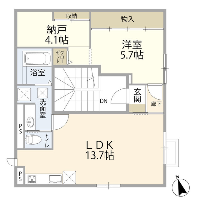 フロレソンTessenの間取り