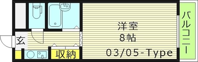 ビレッジ紅梅の間取り