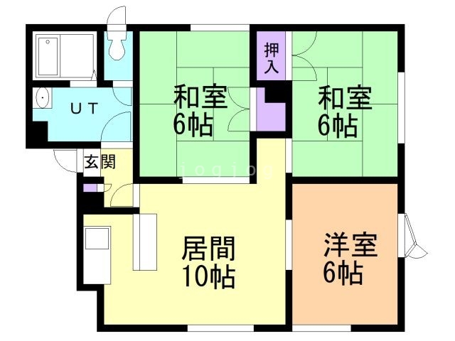 メイユール高砂壱番館の間取り