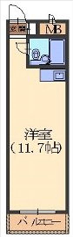 朝日プラザカレッジスクェアIの間取り