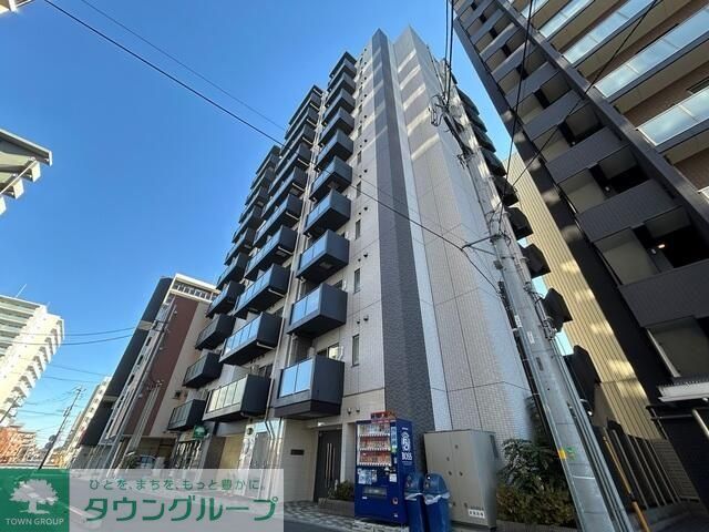 【日野市豊田のマンションの建物外観】