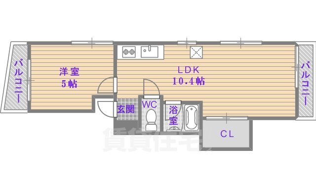 コージネスコートの間取り