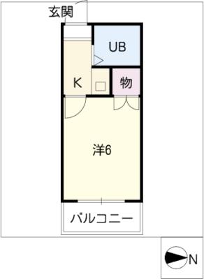 ニッシンハイツ高畑の間取り