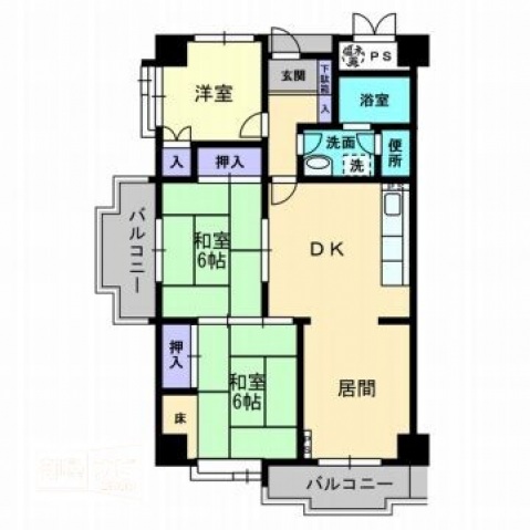 労住協第２７ビルの間取り