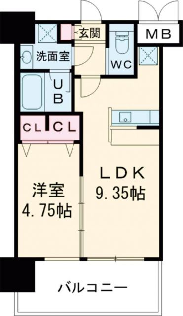 プレジオ布施ＡＳＩＡＮの間取り