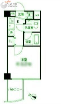 横浜市南区白金町のマンションの間取り