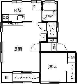 メロディーハウスIVの間取り