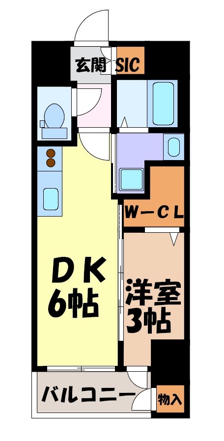 エステムコート名古屋葵の間取り