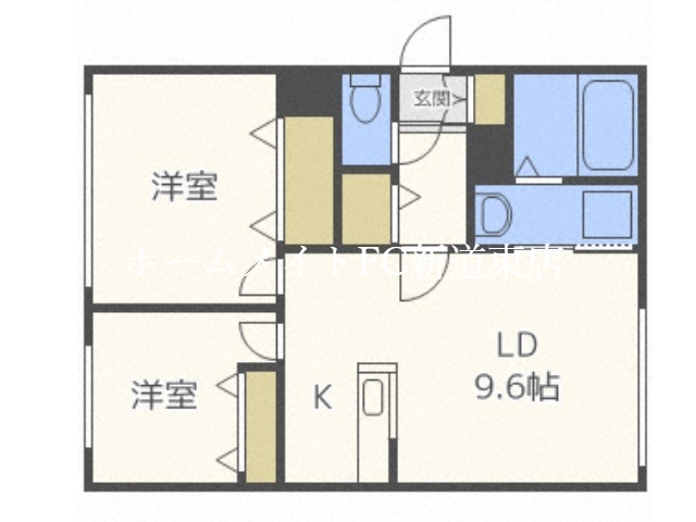 【ヴァルム環状通東の間取り】