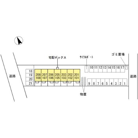 【高岡市米島のアパートのその他】