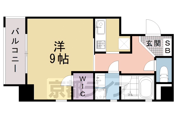 ハーモニアス西大路の間取り