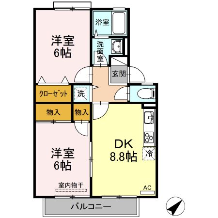 サンフラワーの間取り