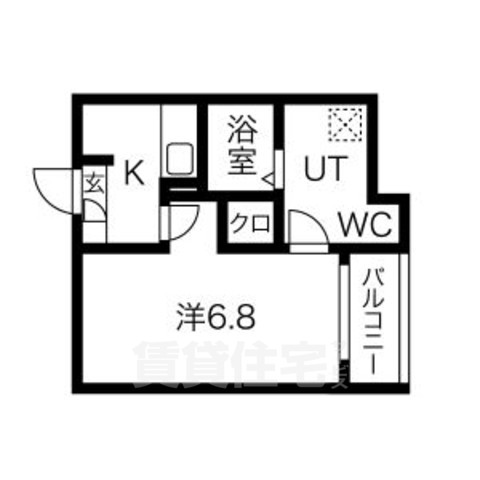 メイクスR道徳公園2の間取り