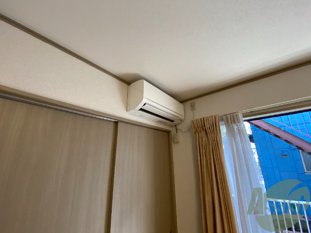 その他設備　エアコンが設置してありますので、寒暖対策もばっちり。