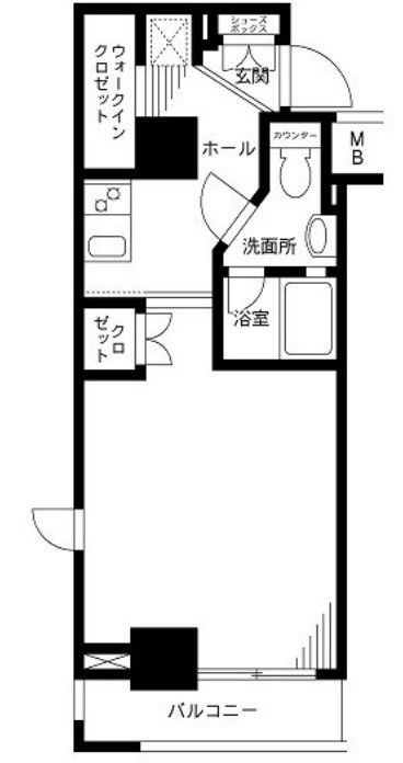 レジディア九段下の間取り