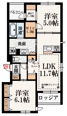 パークイーストの間取り
