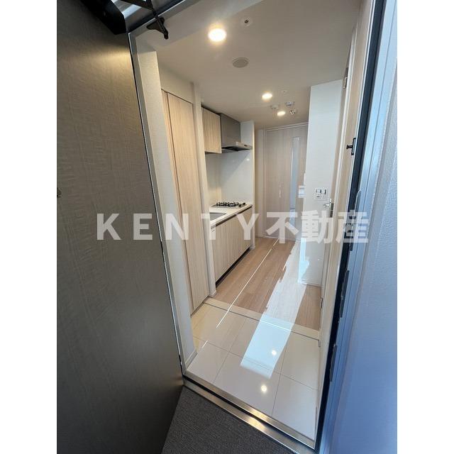 玄関　収納もある玄関です