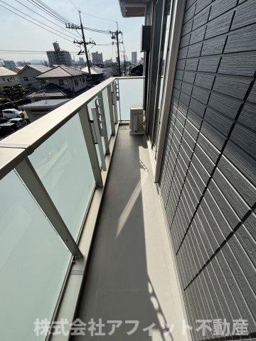 バルコニー　南向き