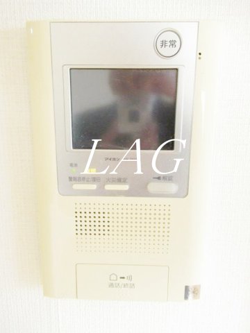 セキュリティ　モニター付きインターフォンです。