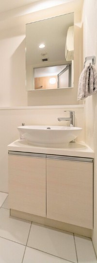 洗面設備　※別部屋の参考写真です。