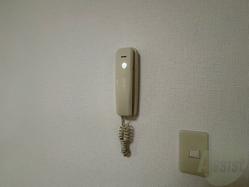 セキュリティ　インターホンは通話ができるので急な訪問があっても安心です。