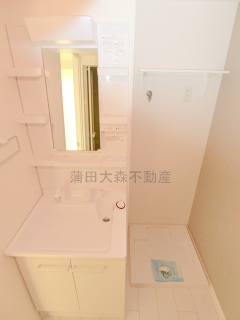 洗面設備　洗面脱衣所　独立洗面台　室内洗濯機置き場