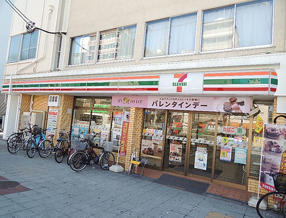 コンビニ　セブンイレブン 大阪市岡1丁目店（コンビニ）まで350m