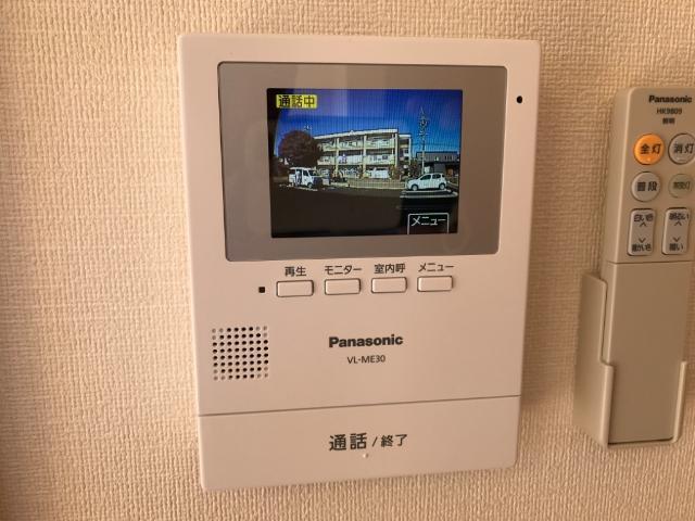 セキュリティ　カメラ付インターホン（イメージ）