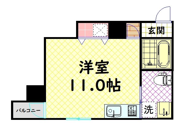 ディアコート宿屋町の間取り写真