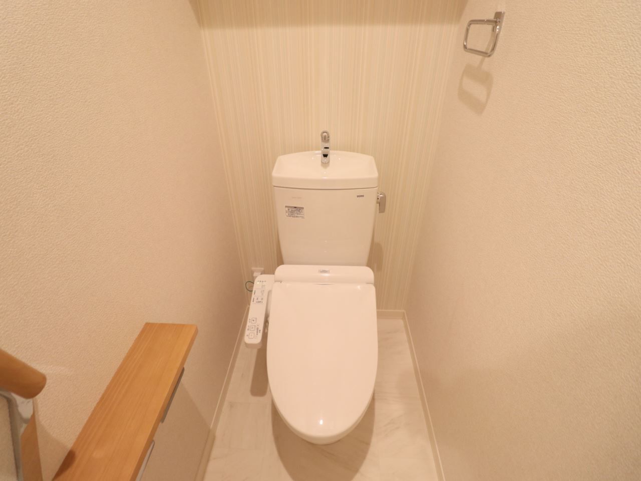 トイレ　ゆったりとした空間のトイレです
