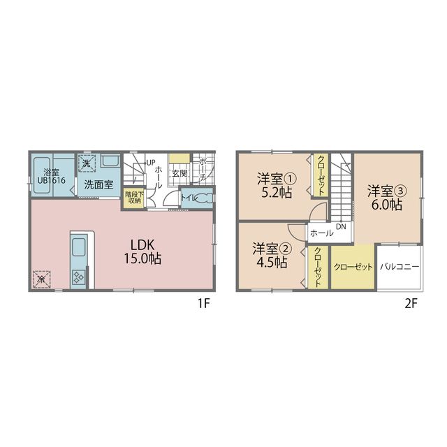 笠屋町戸建B棟の間取り写真