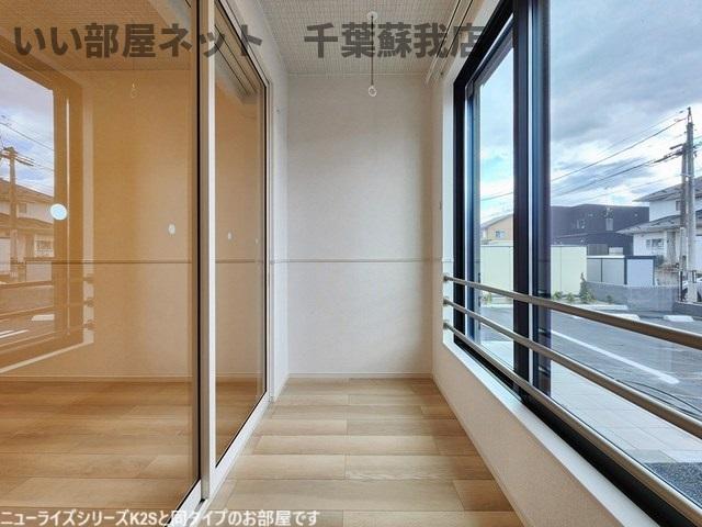 バルコニー　陽当たり良好なバルコニーです