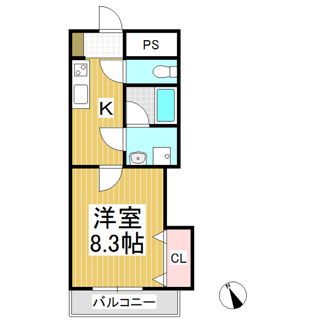 ガーデンハイム樗2番館の間取り写真