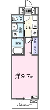 仙台市地下鉄南北線 北仙台駅 徒歩9分 3階建 築2年の間取り写真