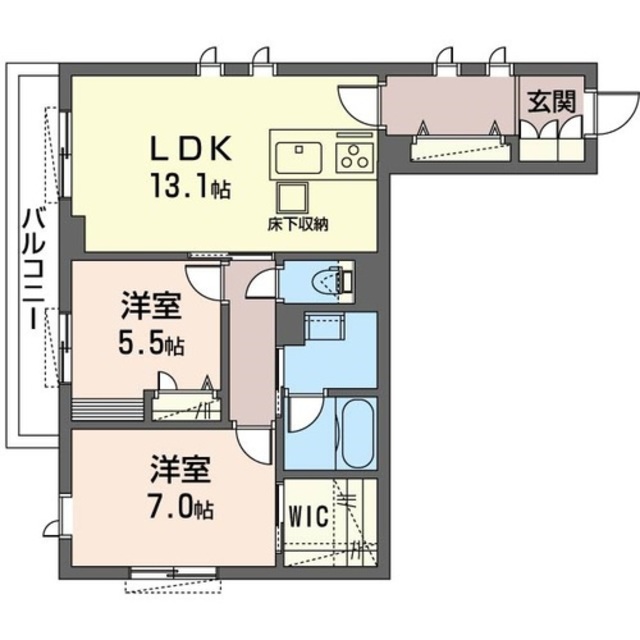 espoir maisonの間取り写真