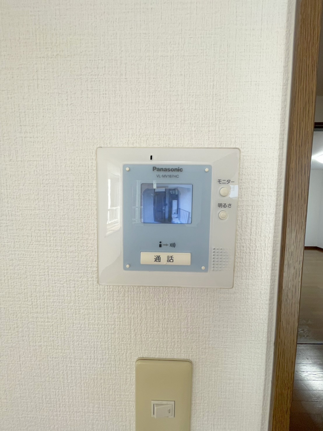 セキュリティ　TVモニターホンでお客様のお顔も見えて安心です！
