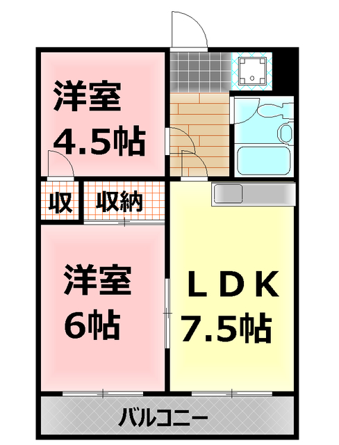 駿東郡清水町伏見のマンションの間取り