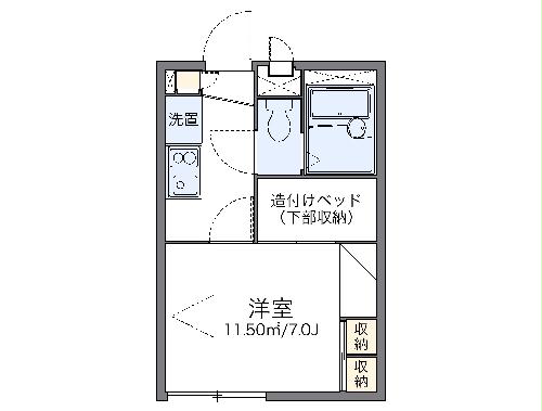 レオパレスソフィアの間取り