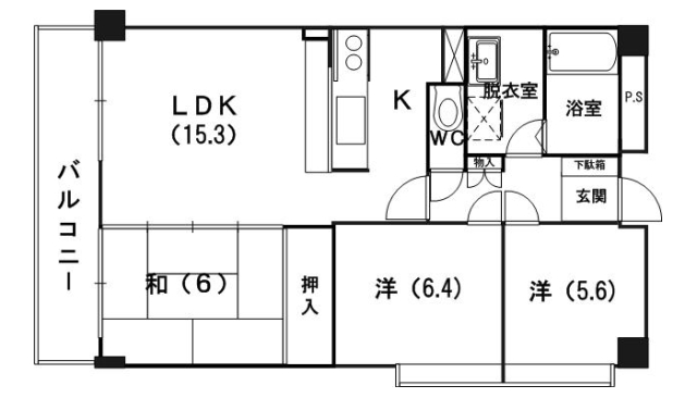 サンスクエア21の間取り