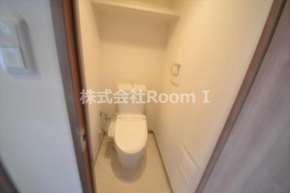 トイレ　ゆったりとした空間のトイレです