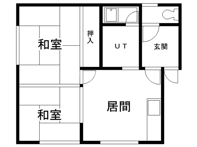 江口マンションの間取り